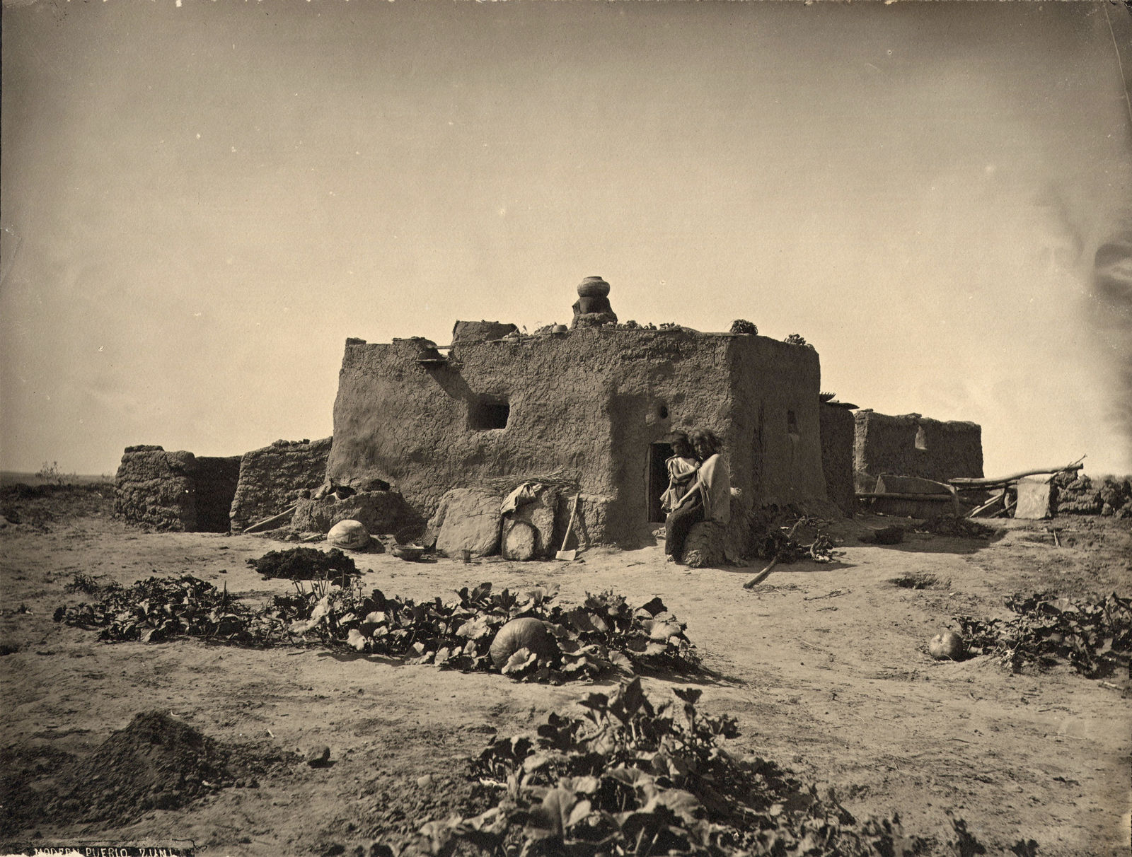 John K. Hillers, [Modern Pueblo] A Zuni Small House, New Mexico, 1891