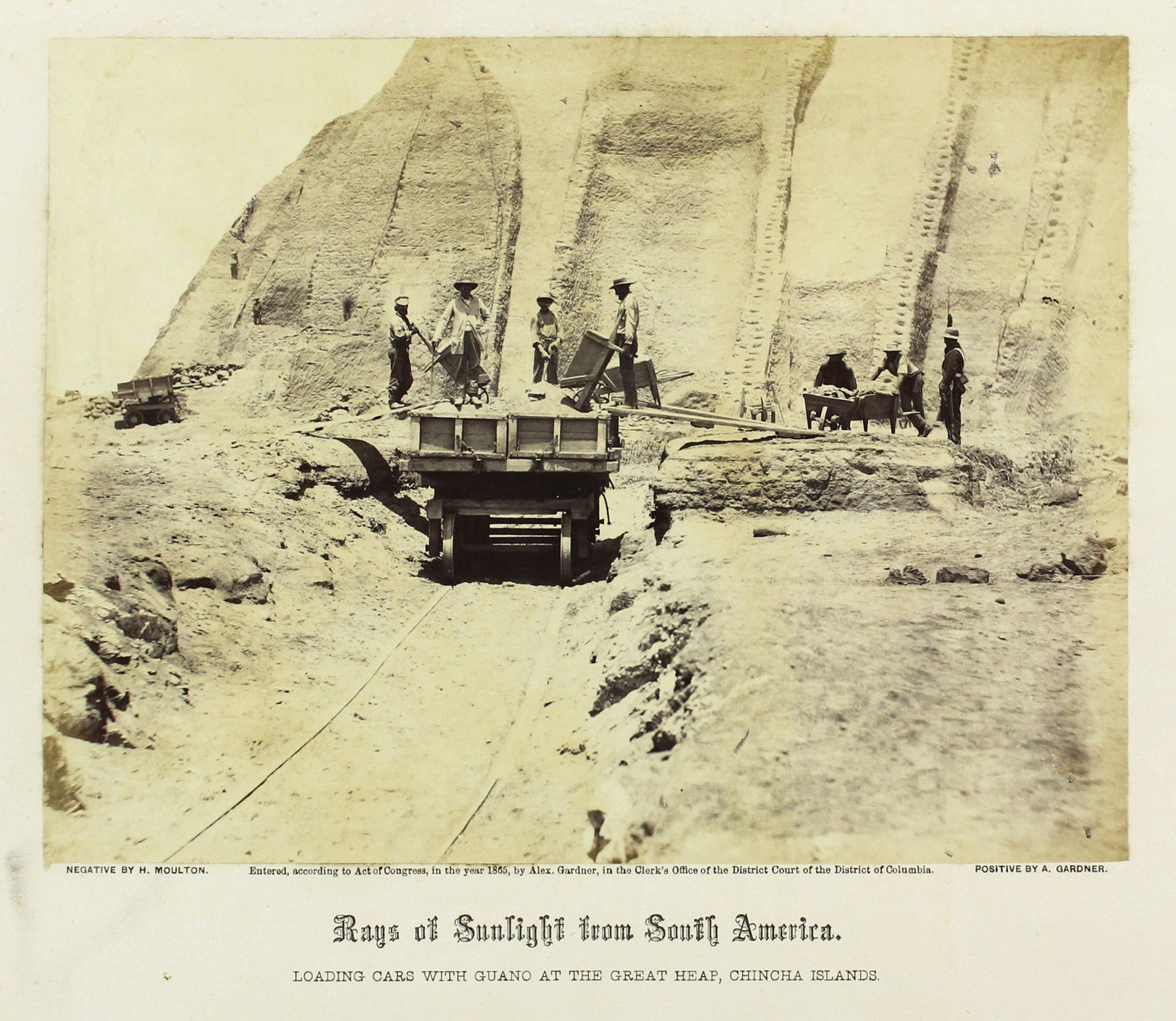 Alexander Gardner & Henry De Witt Moulton, Rays of Sunlight from South America, 1865