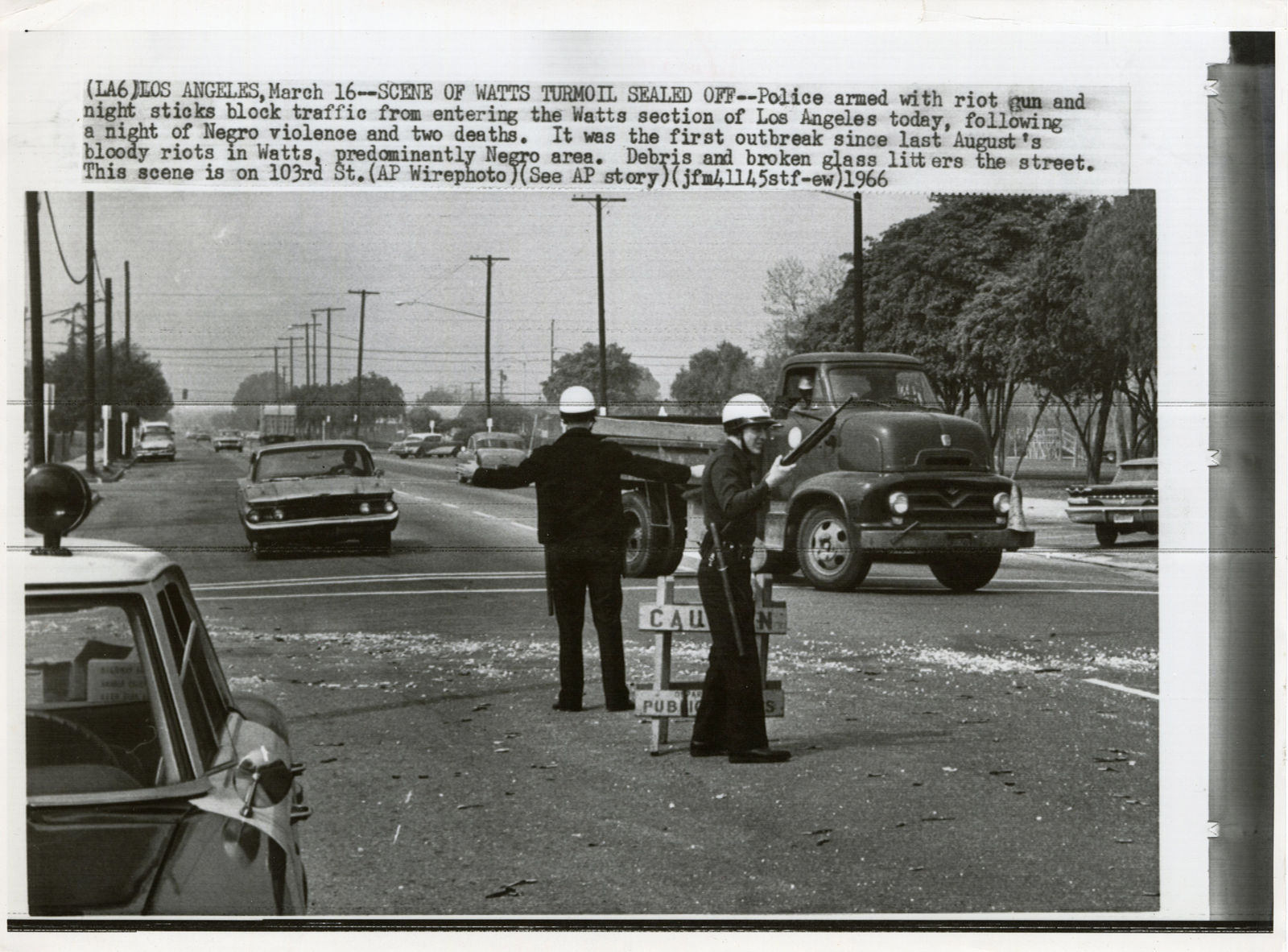 [Watts Uprising], Photos Documenting the Important Southern California Event, 1966