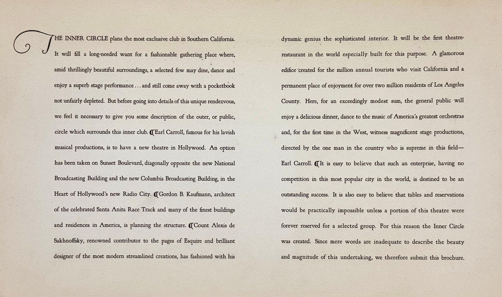 [The Inner Circle], Art-Deco Presentation Album for an Exclusive Club in Los Angeles, 1930s