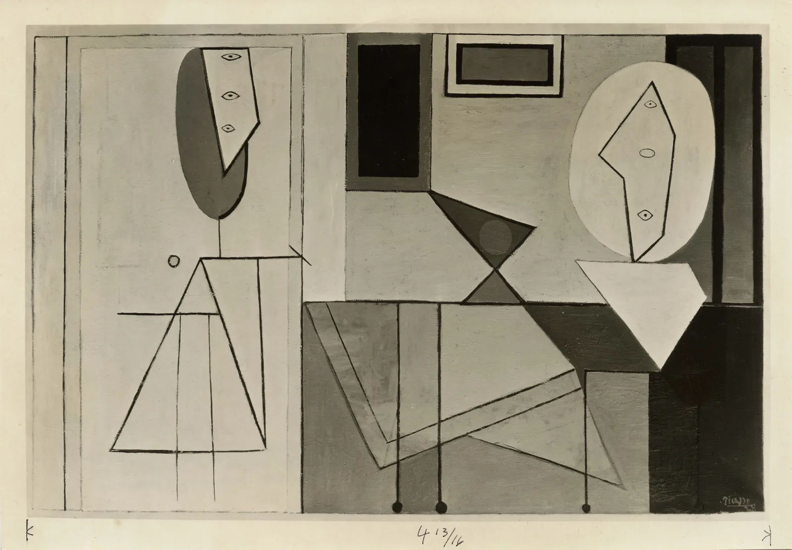 Soichi Sunami, The Studio, a Painting by Pablo Picasso, 1927-28