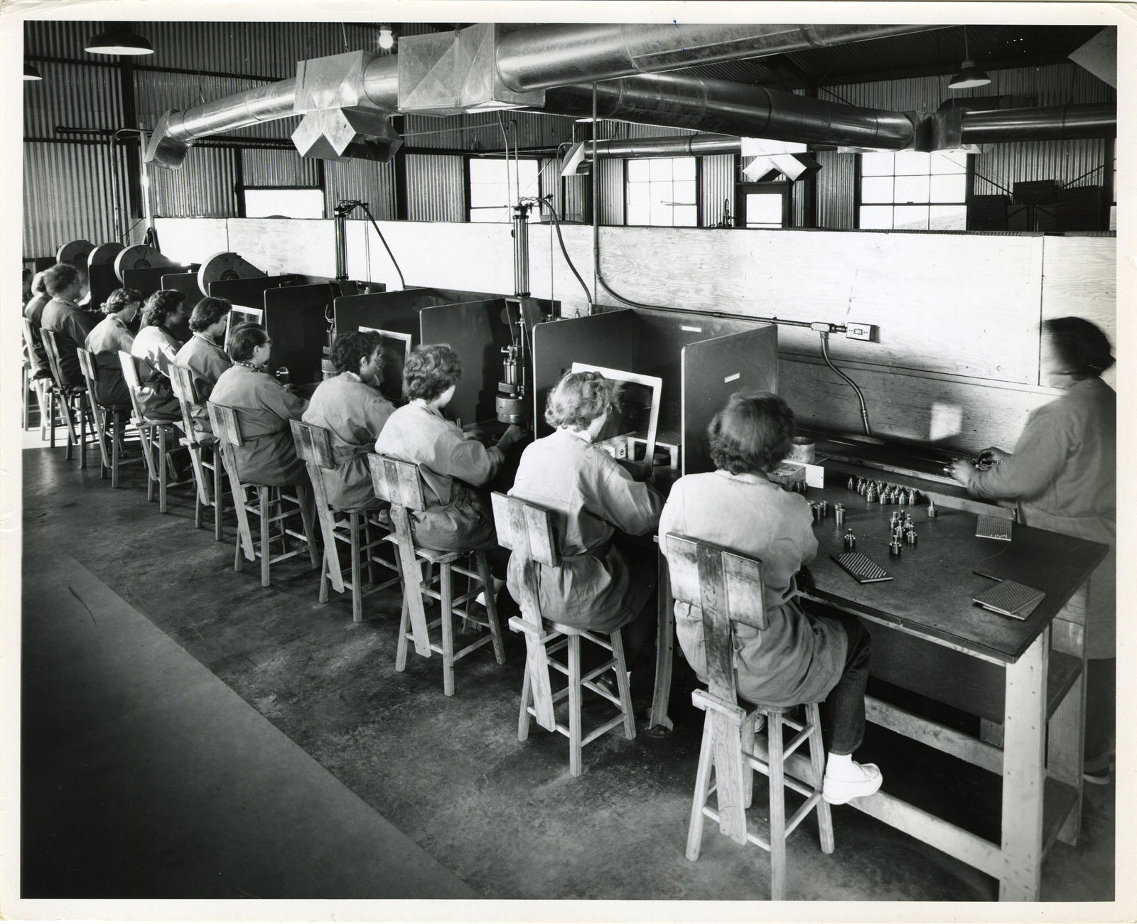 Julius Shulman, Photos Showing the U.S. Flare Factory in Pacoima, CA, 1940s