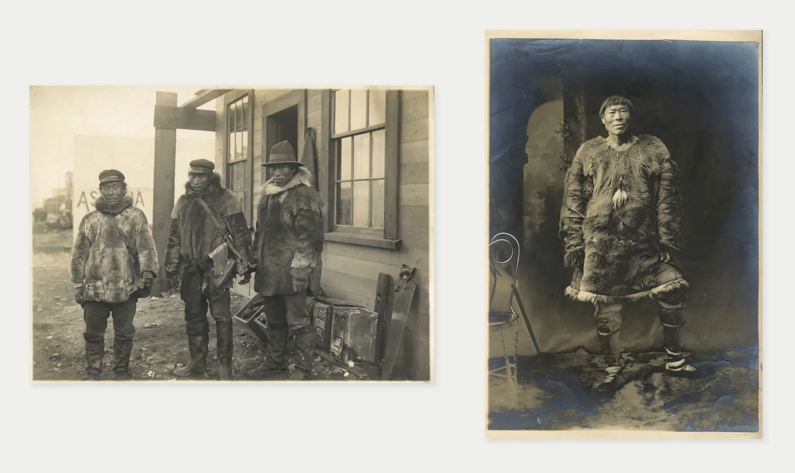 H.G. Kaiser, Two Portraits of Native Alaskan Subjects, 1890s