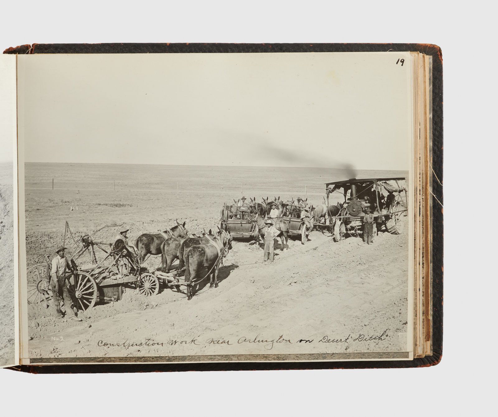 The Commercial Studio, Photographs of the Section Served by the Desert Ditch and Colt Reservoir Irrigation System Under Development by the Las Animas Water Company , c. 1910