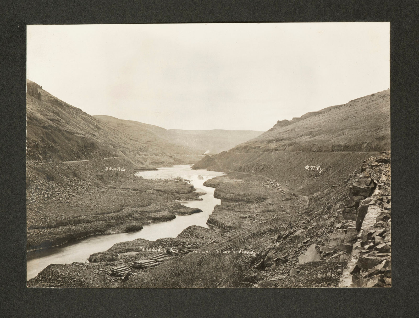 B.B. Bakowski; Fred L. Blair; and others, Album Showing Construction of the Oregon Trunk Railway Amidst the Deschutes Railroad War, c. 1909