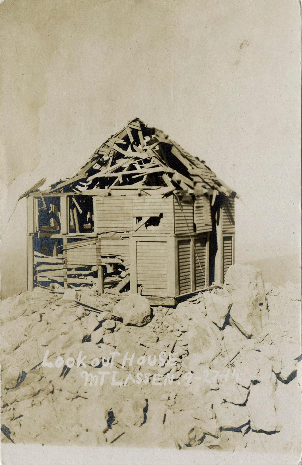 [Various Photographers], Large Collection of Real Photo Postcards Showing the Eruptions at Mt. Lassen, c. 1914-15