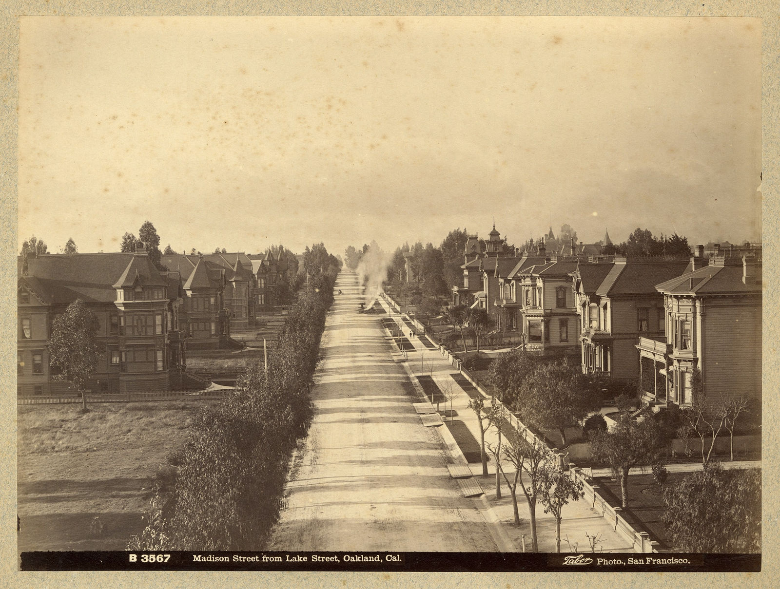 Isaiah W. Taber, Madison St. Oakland, California, 1880s