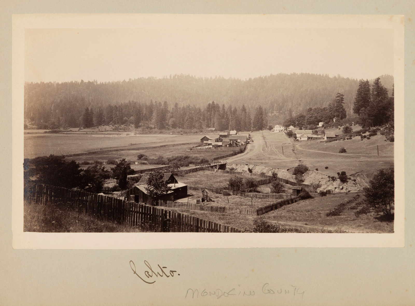 Aurelius O. Carpenter, Disbound Album with Views around Mendocino County, c. 1882