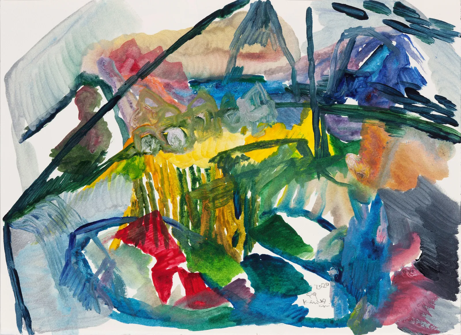 Kumi Usui 九九, l'm Drawing & Drawing 2020 #37 埋头画画 2020 #37, 2020