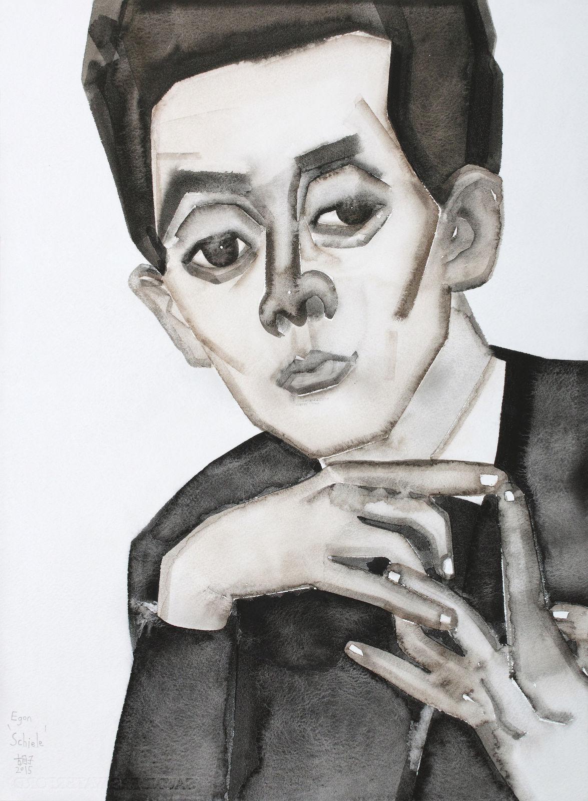 HU Zi 胡子, Egon Schilele 1914, 2015