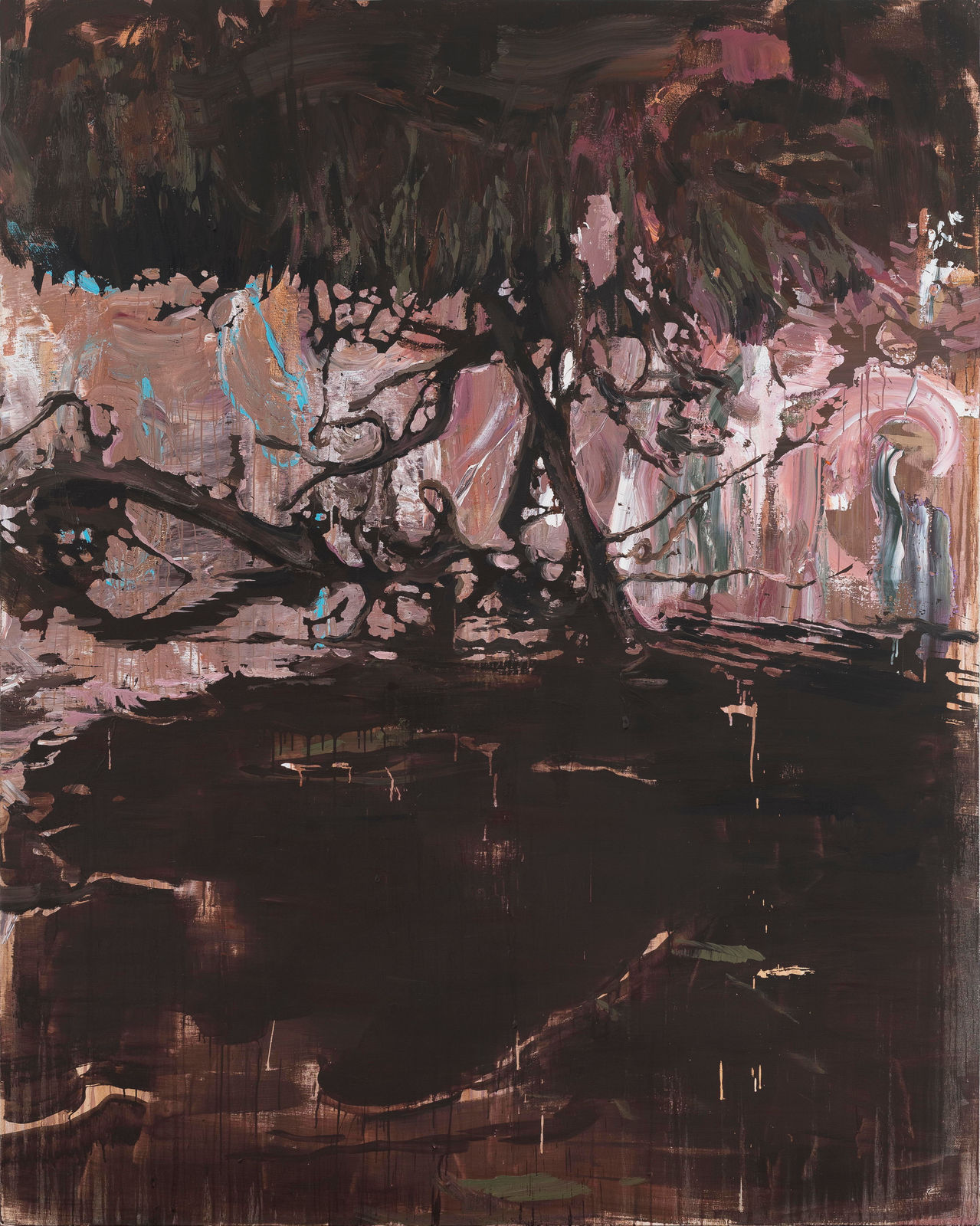 LU Song 吕松, Oleander pond 夹竹桃塘, 2016