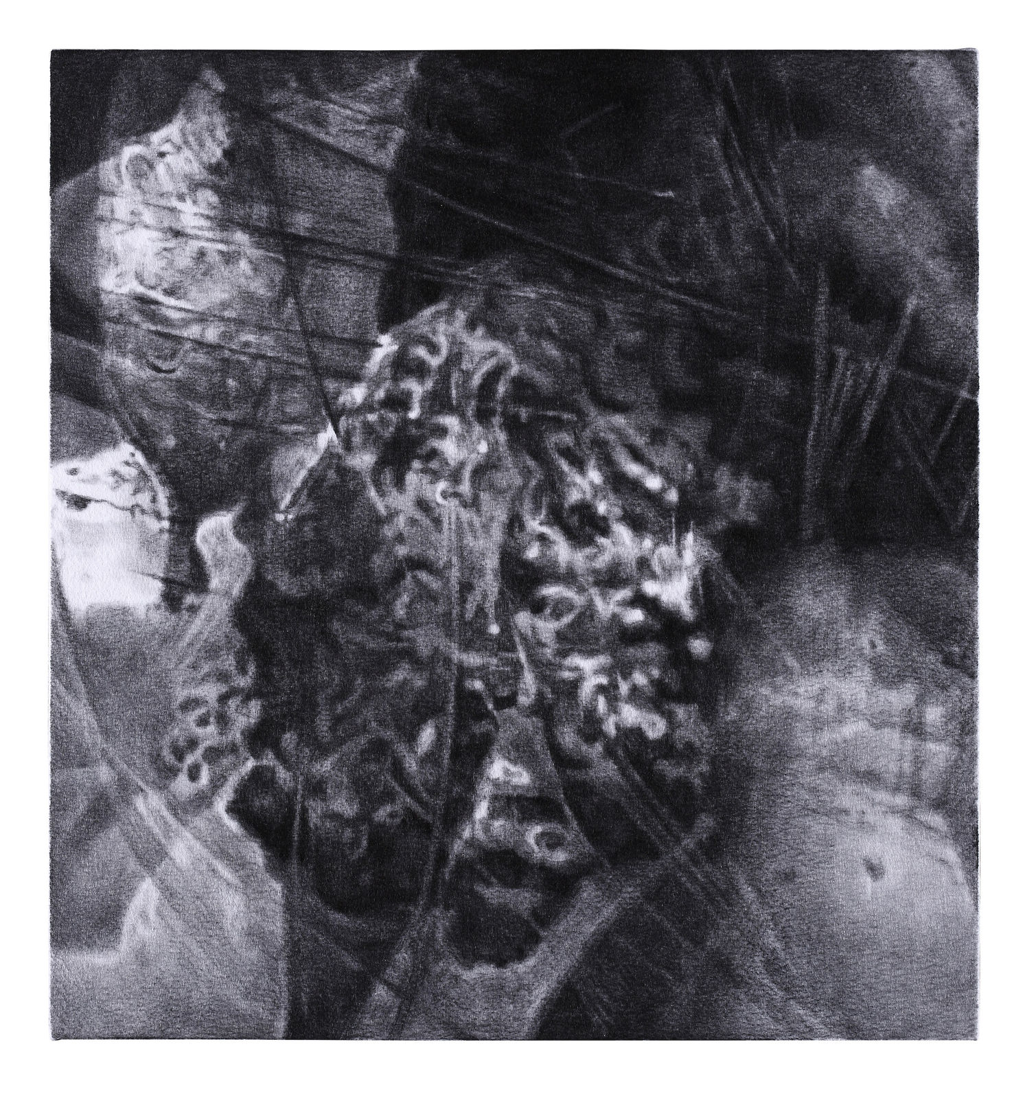 ZHANG Yunyao 张云垚, Study in Three Heads 三个头部的习作, 2017