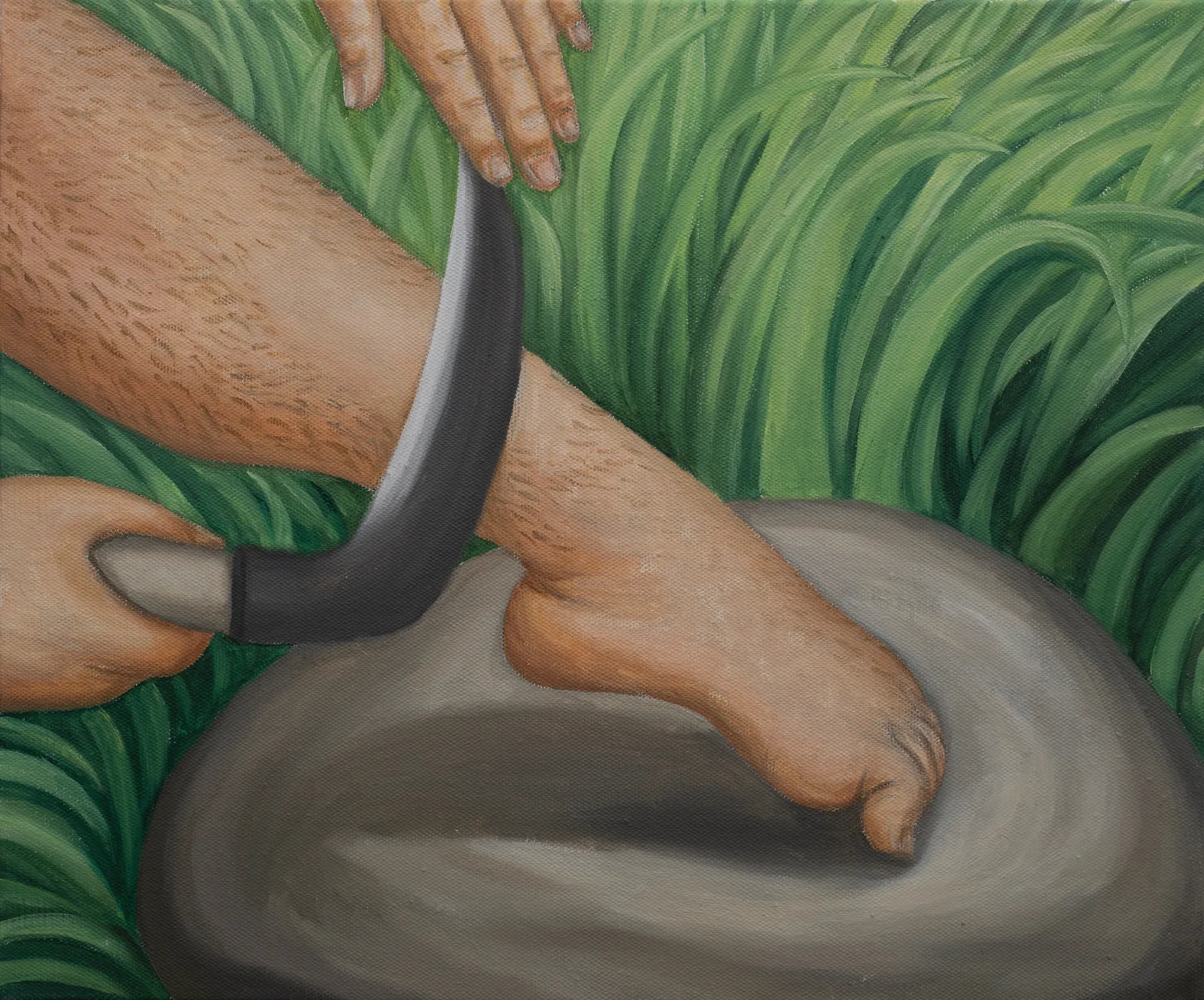 CAO Zaifei 曹再飞, Blade-edge Test 试刀, 2021