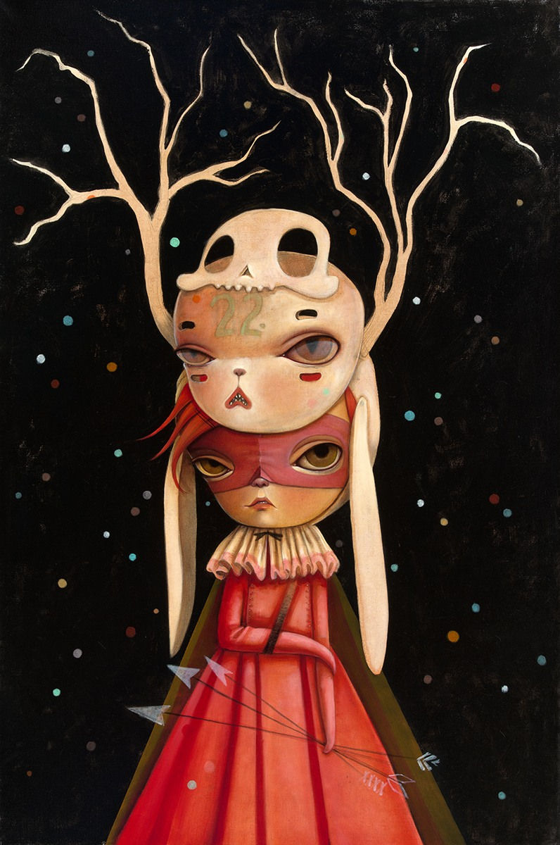 Kathie Olivas, Masked Jackelope , 2022