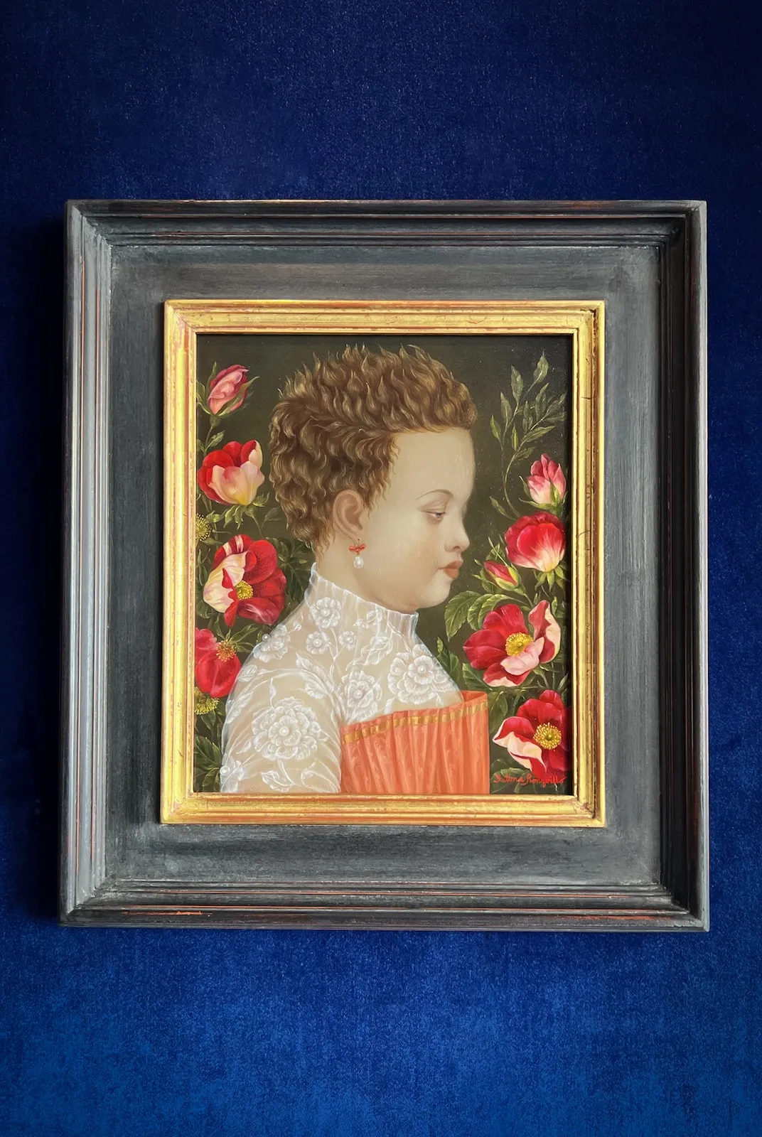 Fatima Ronquillo, Profile with Roses, 2026