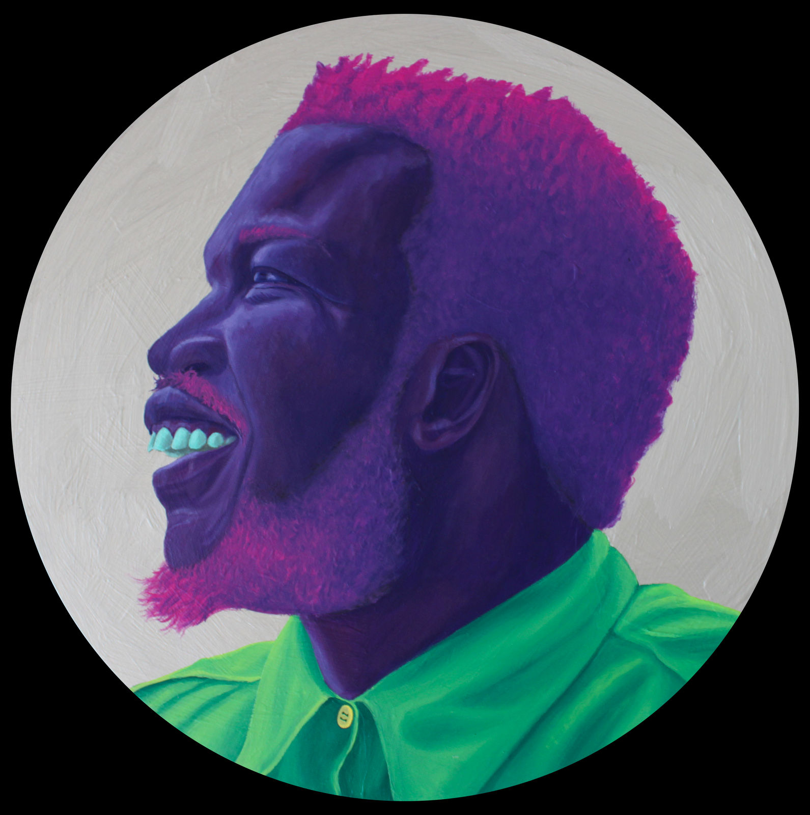 Qhamanande Maswana, Smile of a Man I, 2023