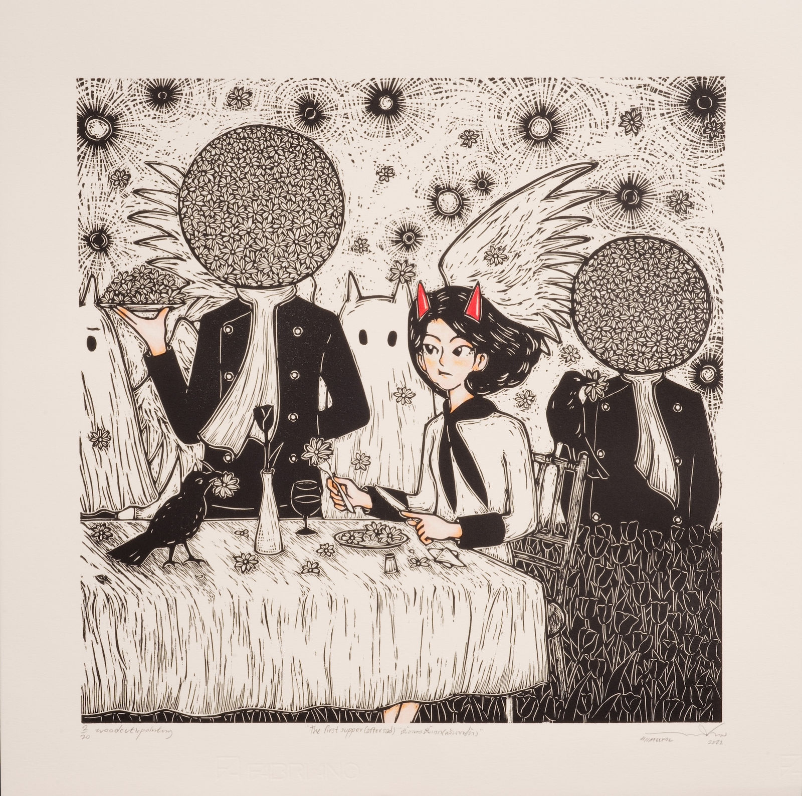 Nateepol, The First Supper (After Sad), 2023