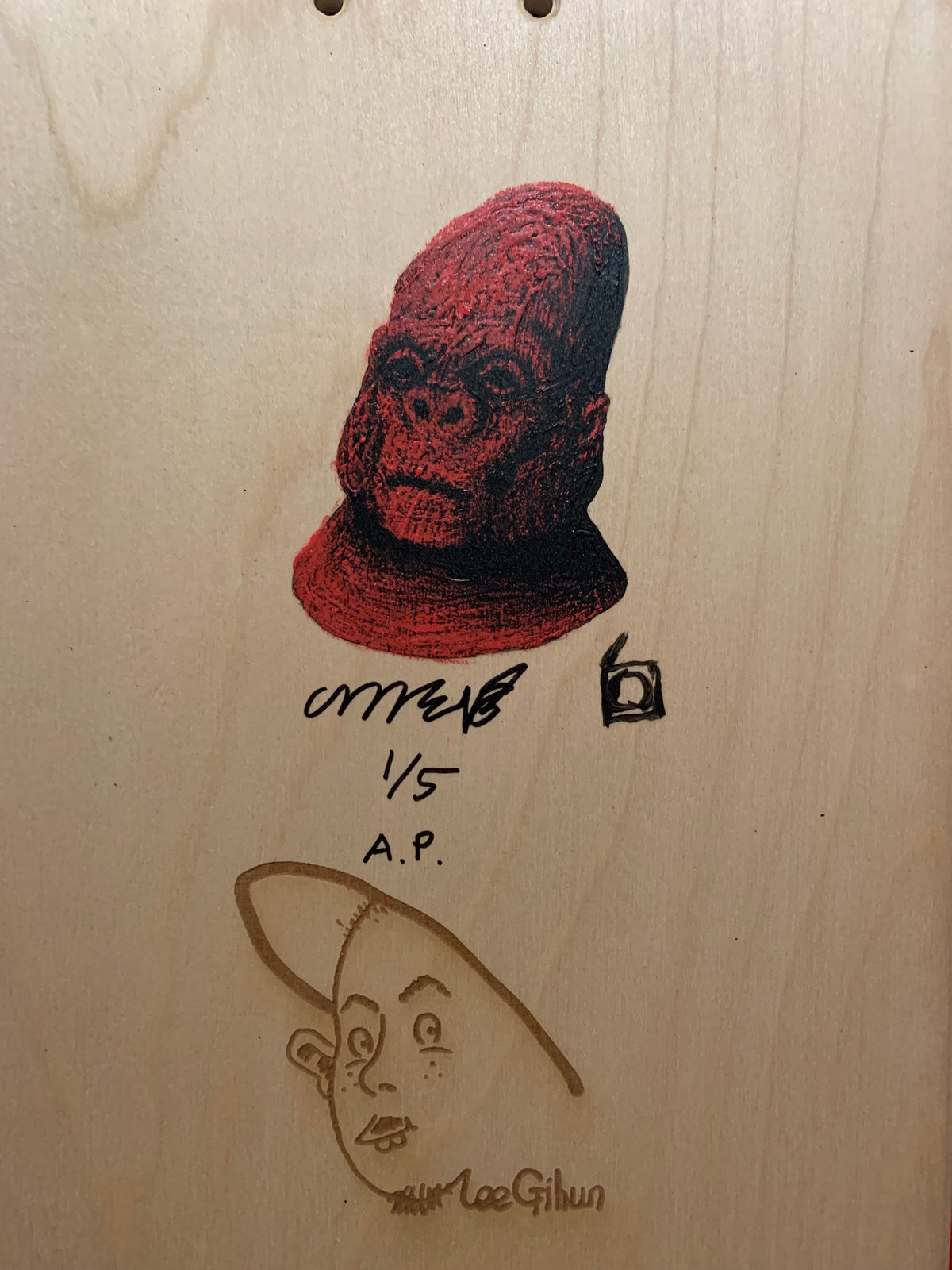 Lee Gihun, Masquerade - 44 Skateboard Artist Proof, 2025