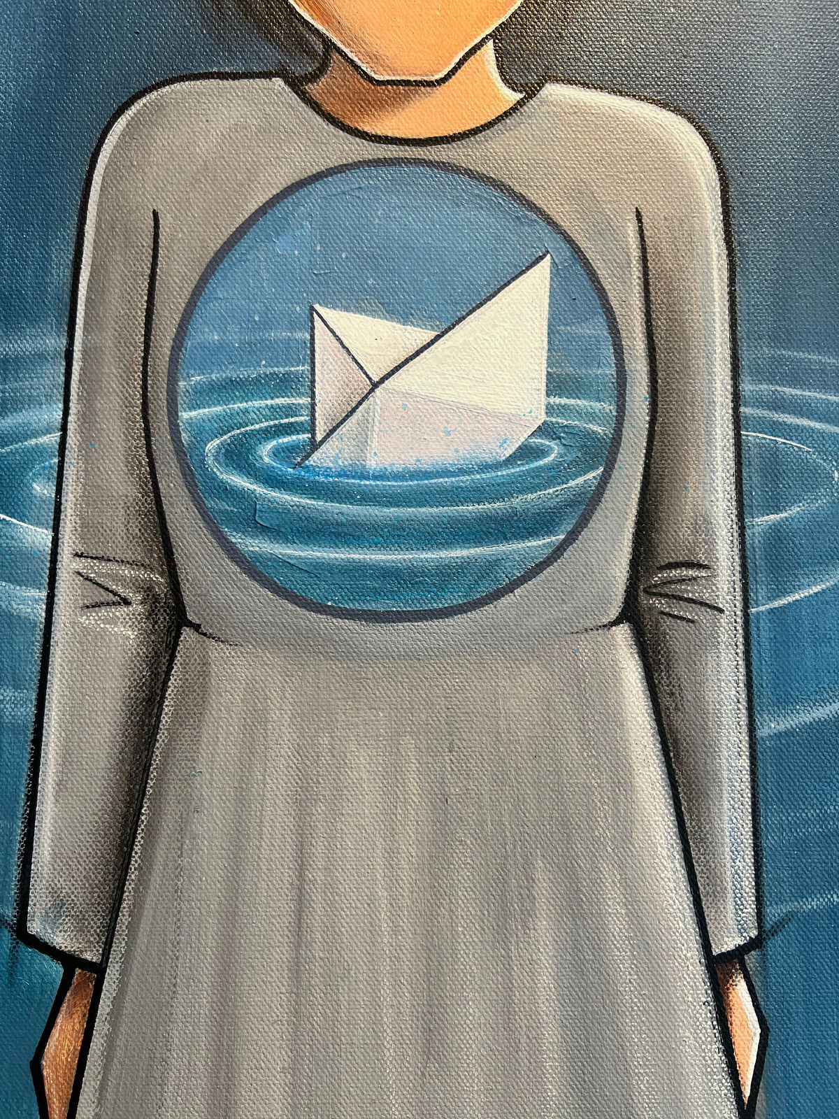 Shamsia Hassani, Drown, 2023