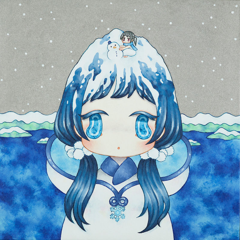 Ryoko Kaneta, Portrait of Landscape Snowy Mountains 1, 2023