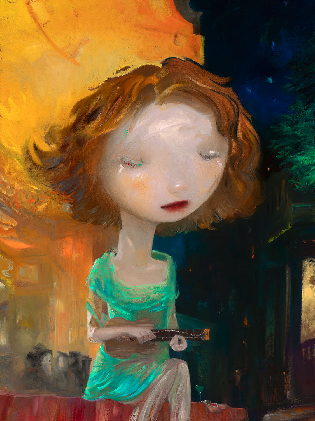 Joe Sorren, Cafe' Terrace - Virgo, 2025