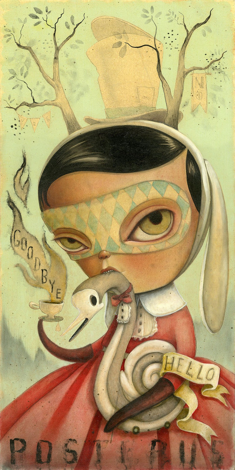 Kathie Olivas, Jackelope Posterus Divination , 2022