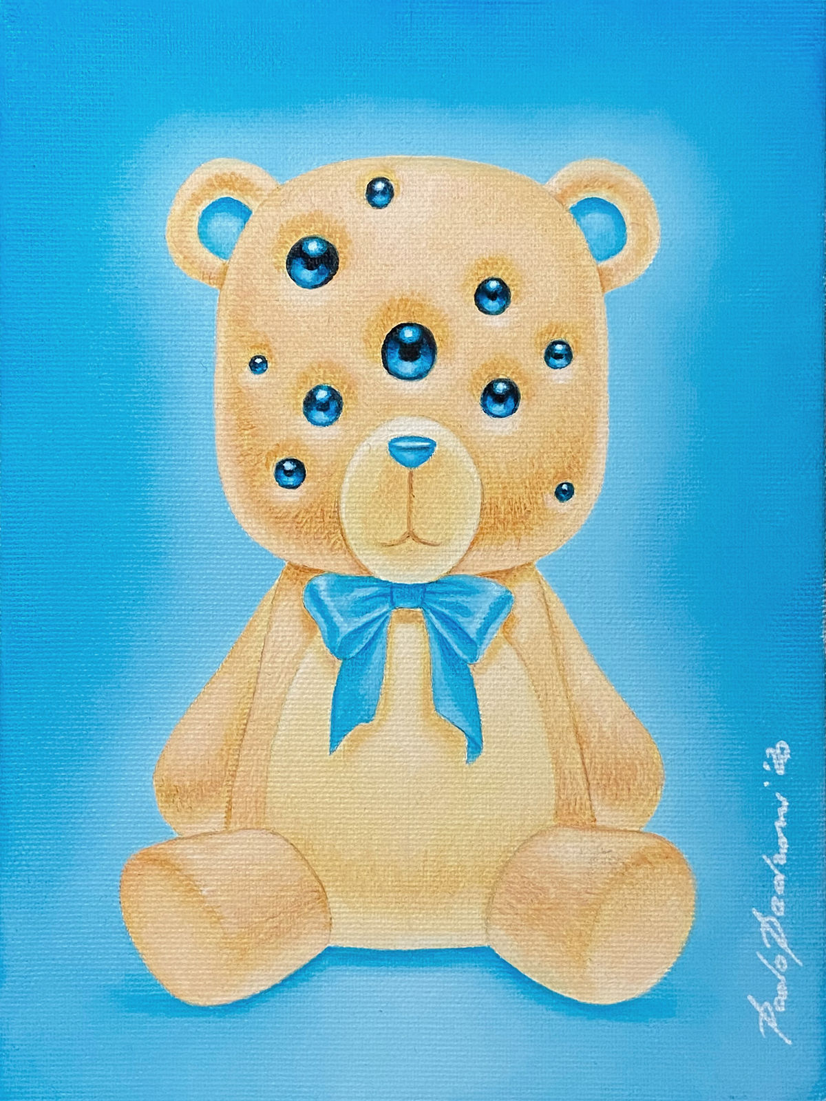 Paolo Pedroni, Sick wish (blue), 2020