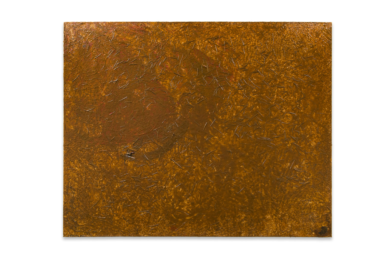 Dakshesh Parikh, The Ochre Glaze on Grassy Knoll, 2025