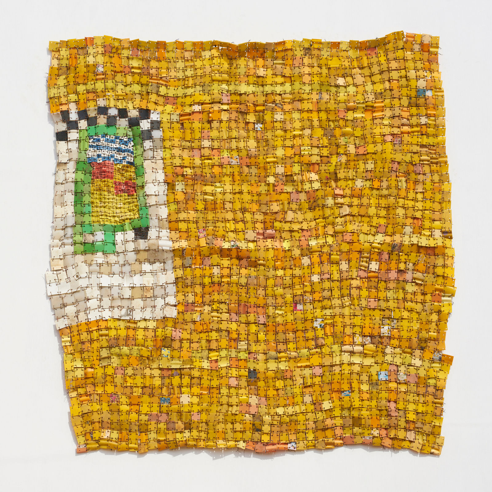 Serge Attukwei Clottey, In the shades, 2021