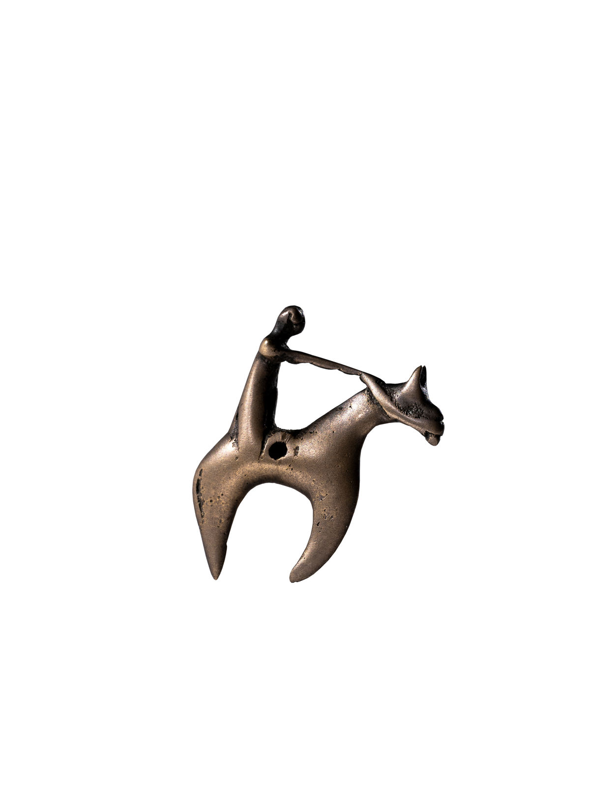 Horse-and-rider shaped Amulet
