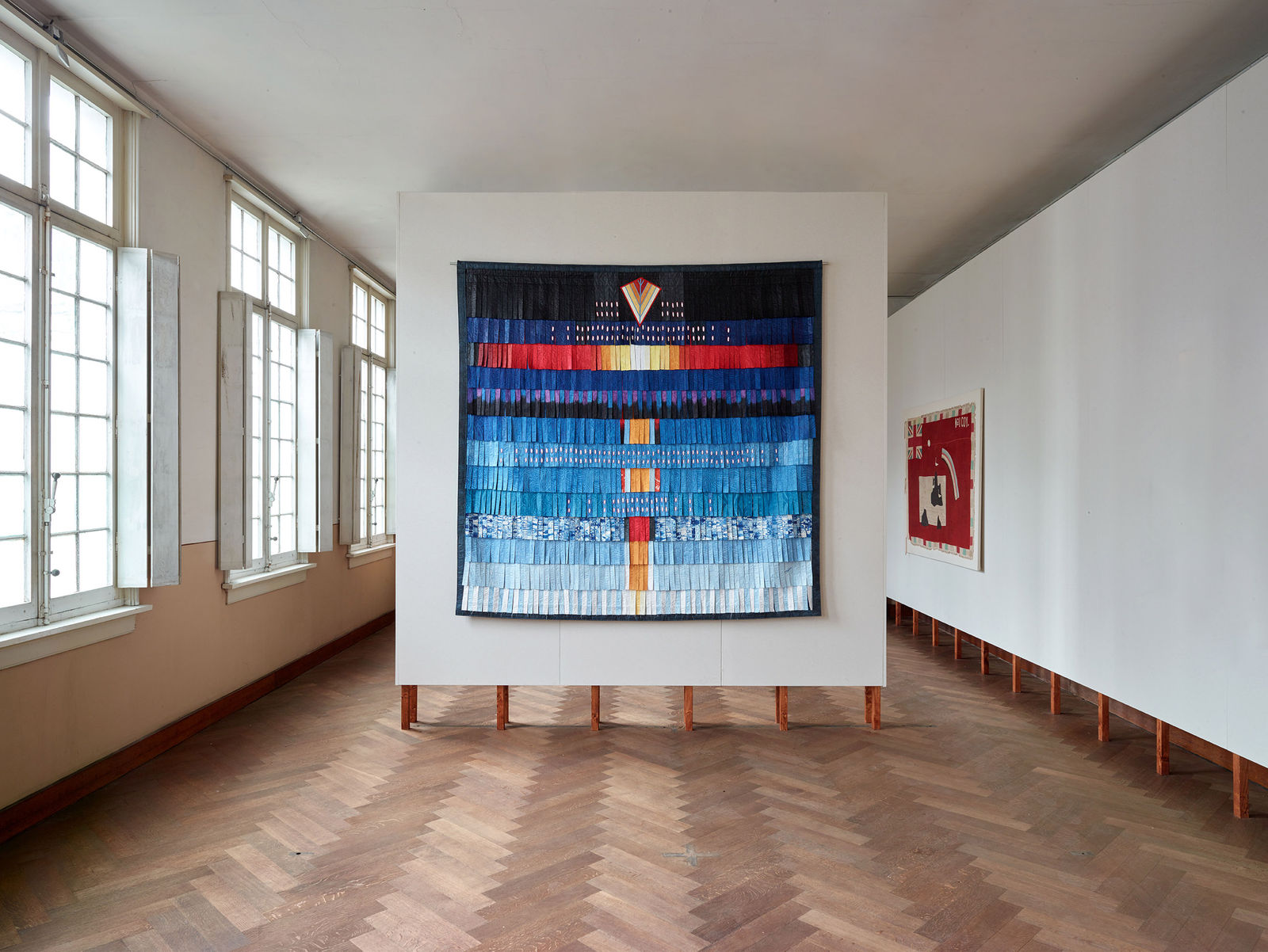 Abdoulaye Konaté, Composition bleue orange Aly 1, 2017