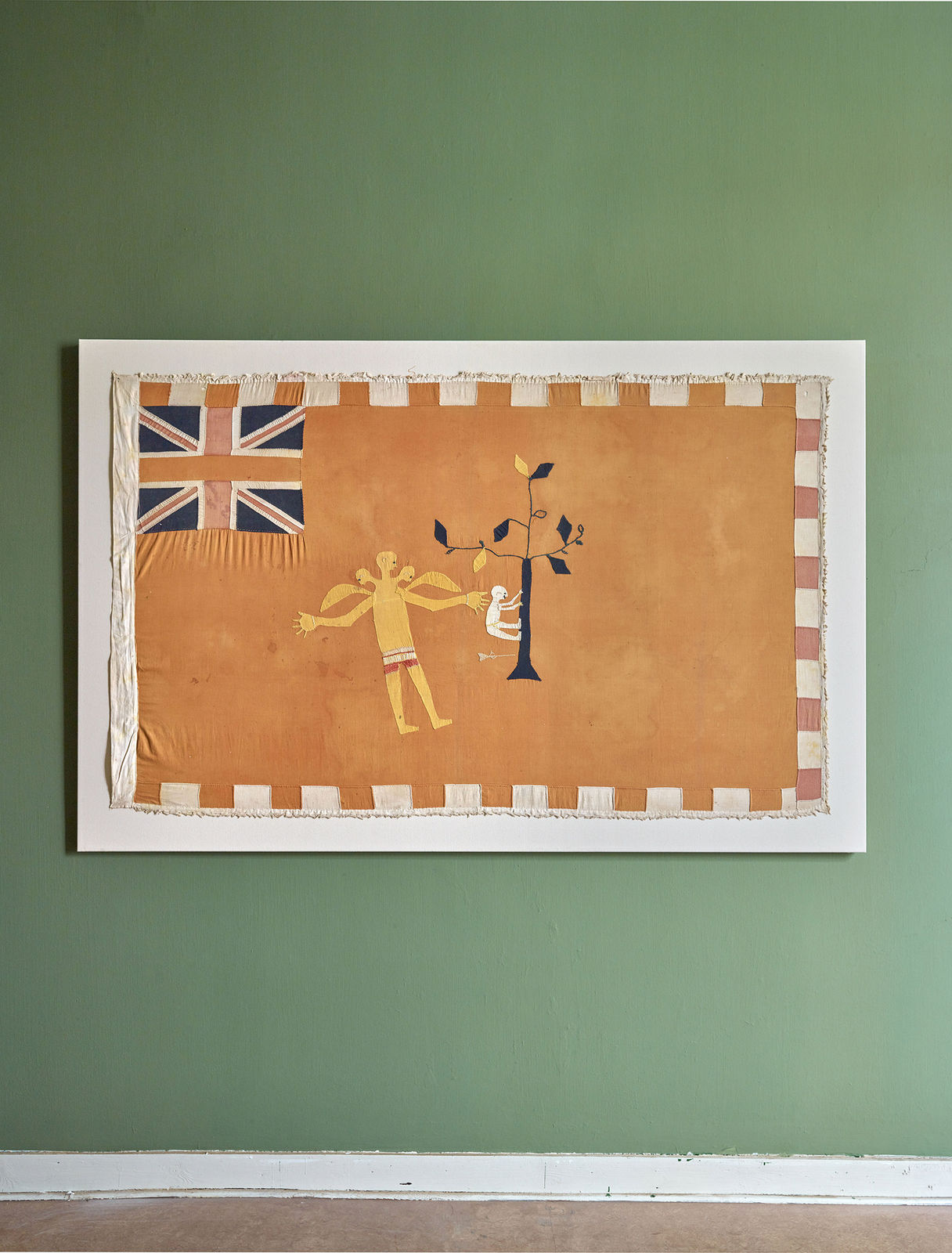 Anonymous Fante artist (Ghana), Asafo militia’s company flag, frankaa, early 20th century