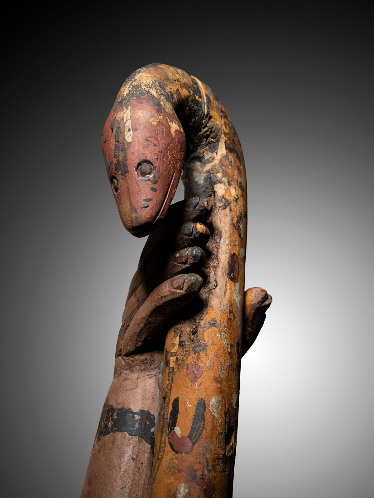 Akpan Chukwu of Utu Etim Ekpo, Abak (Annang peoples) or another member of the Chukwu family, Mammy Wata Headdress