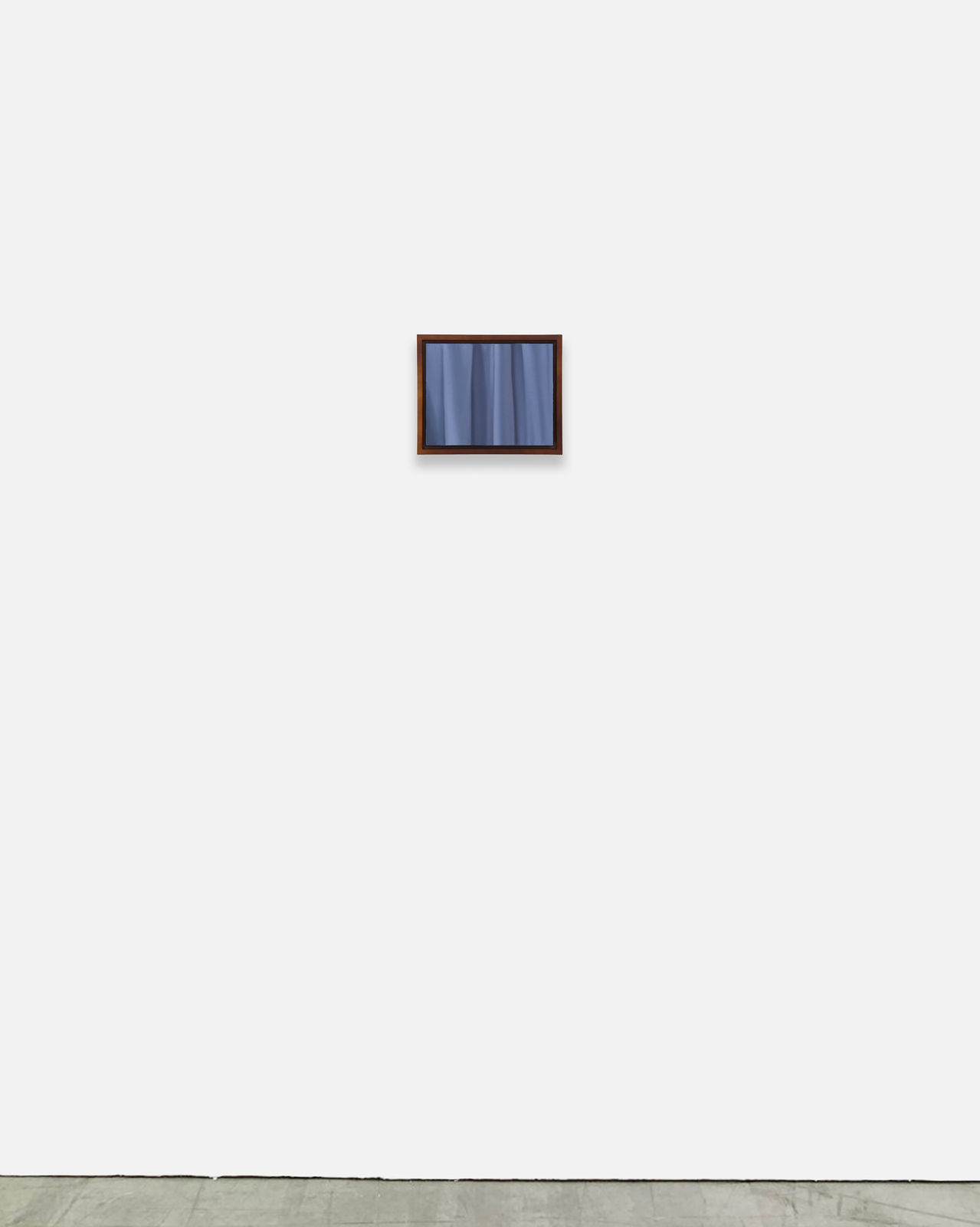 Shawn Huckins, Closed Blue Curtain, 2025