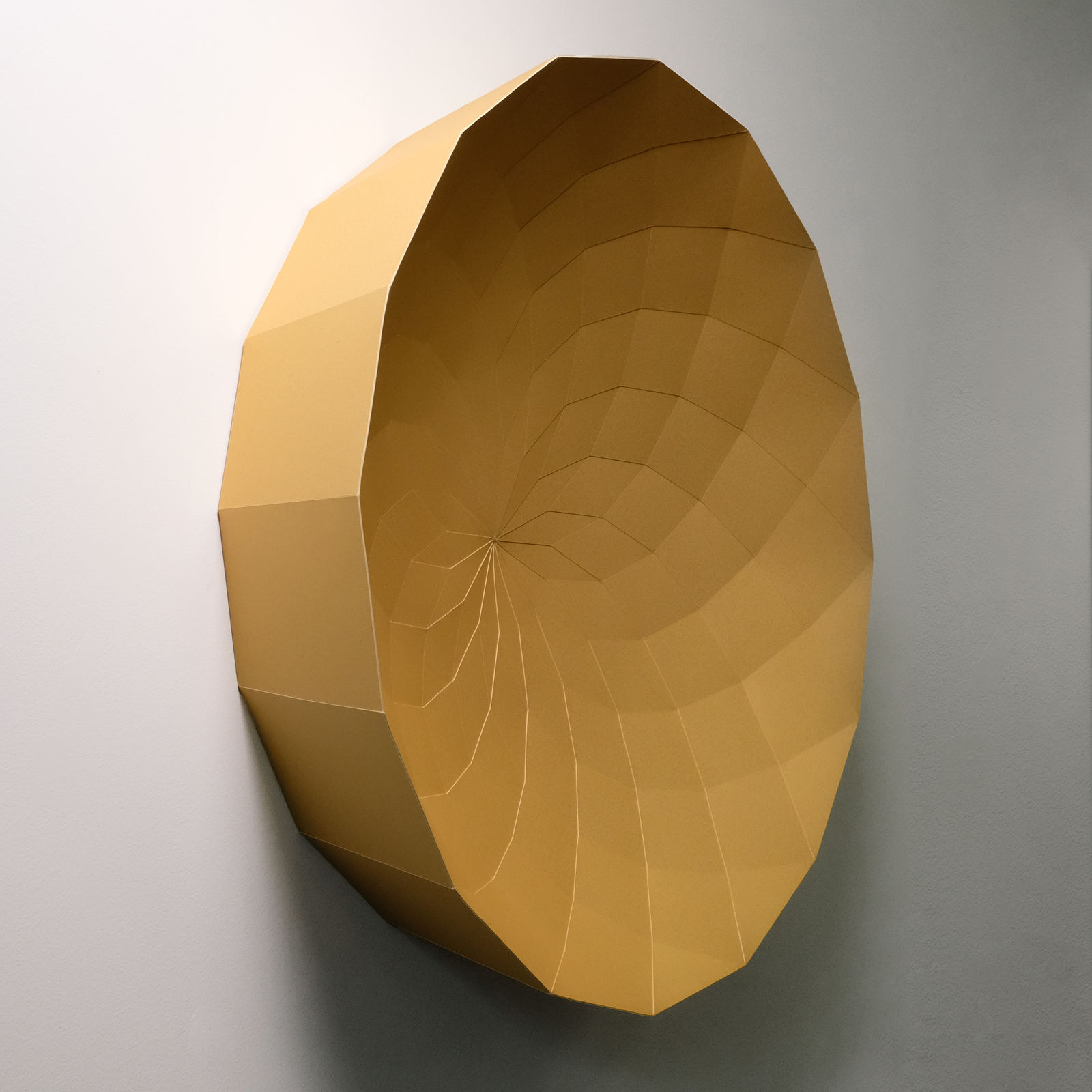 Matt Shlian, Vault in Gold, 2025