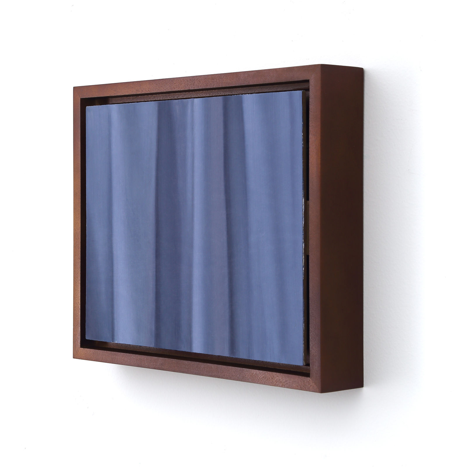 Shawn Huckins, Closed Blue Curtain, 2025