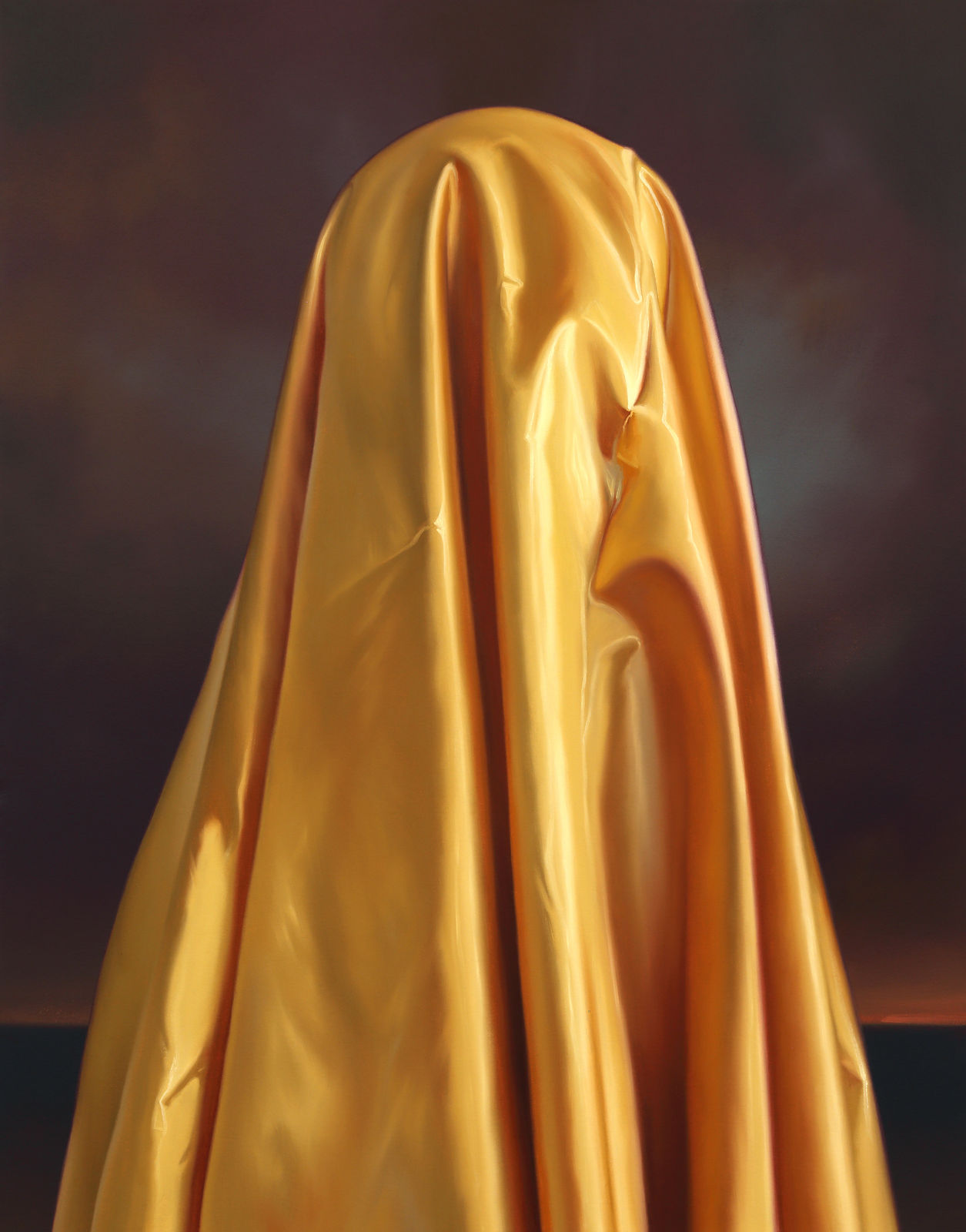 Shawn Huckins, Portrait of a Gentleman (Gold), 2021