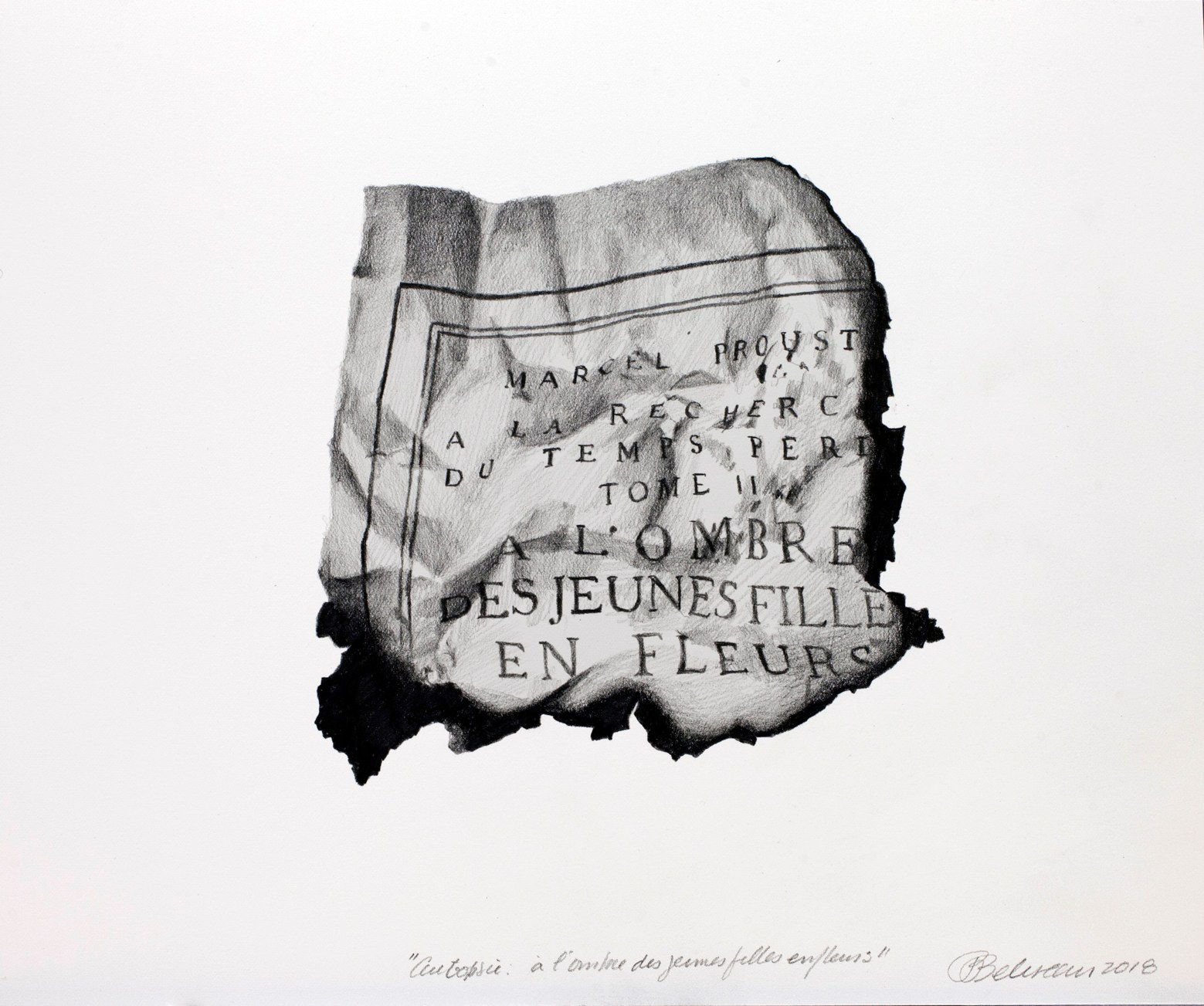 Paul Béliveau, Autopsie : À l'ombre des jeunes filles en fleur, 2018