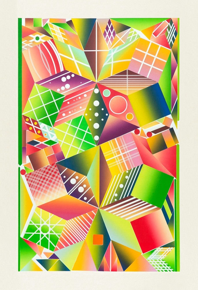 Polly Apfelbaum, Atomic Mystic Cosmic 5, 2017