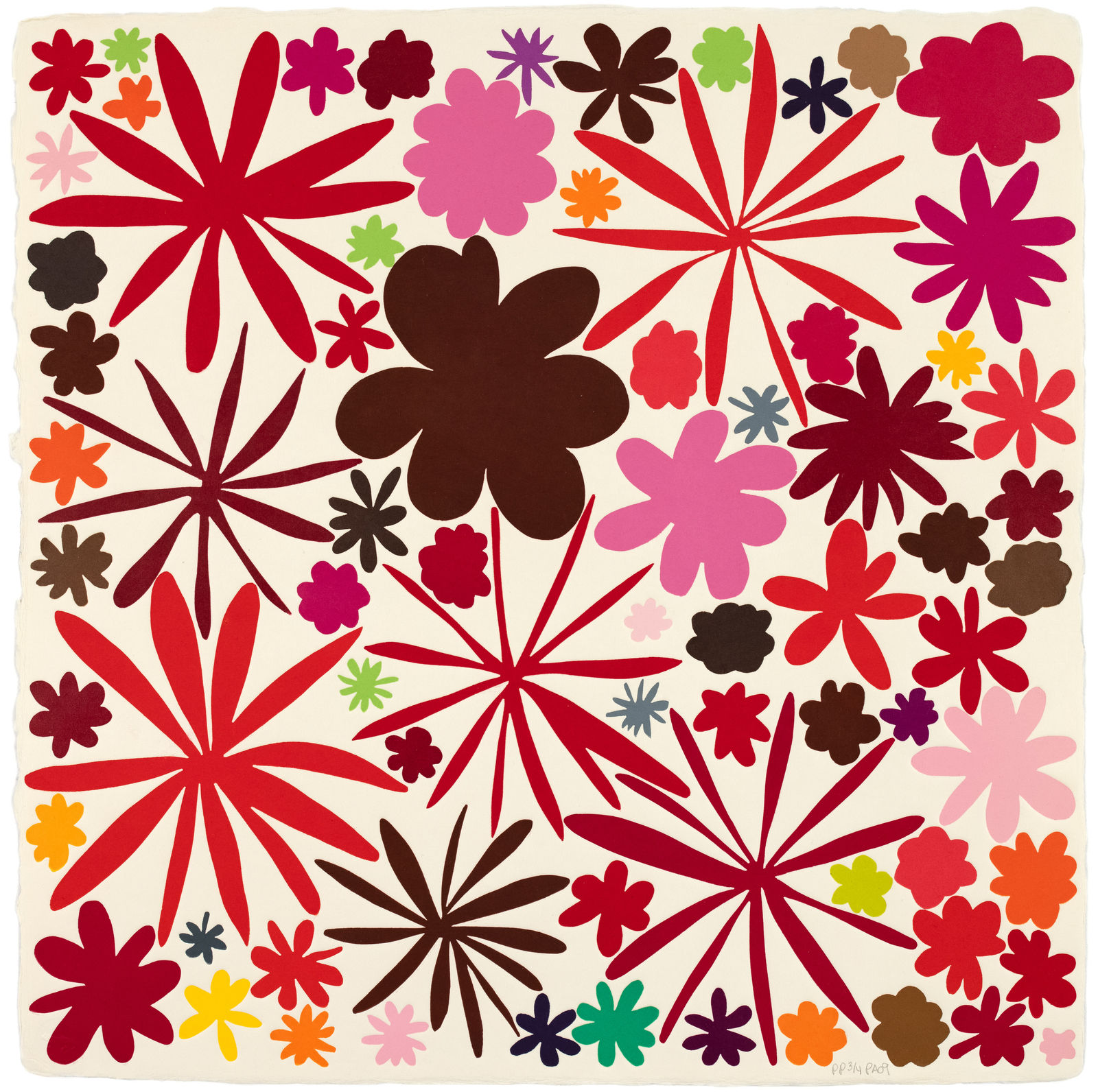 Polly Apfelbaum Color Field Notes Red Print Edition