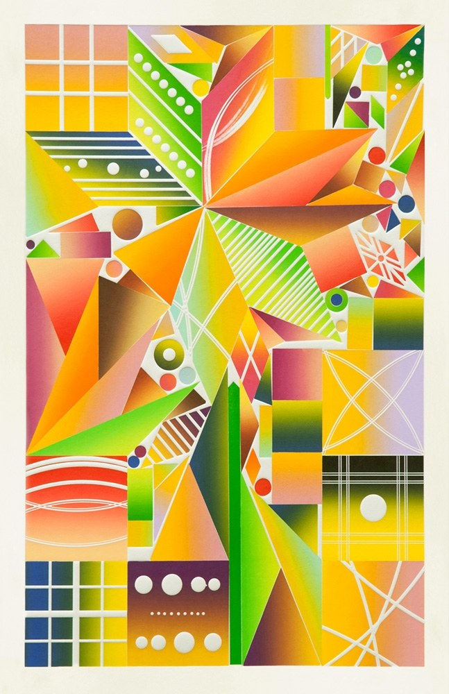 Polly Apfelbaum, Atomic Mystic Aura 3, 2017