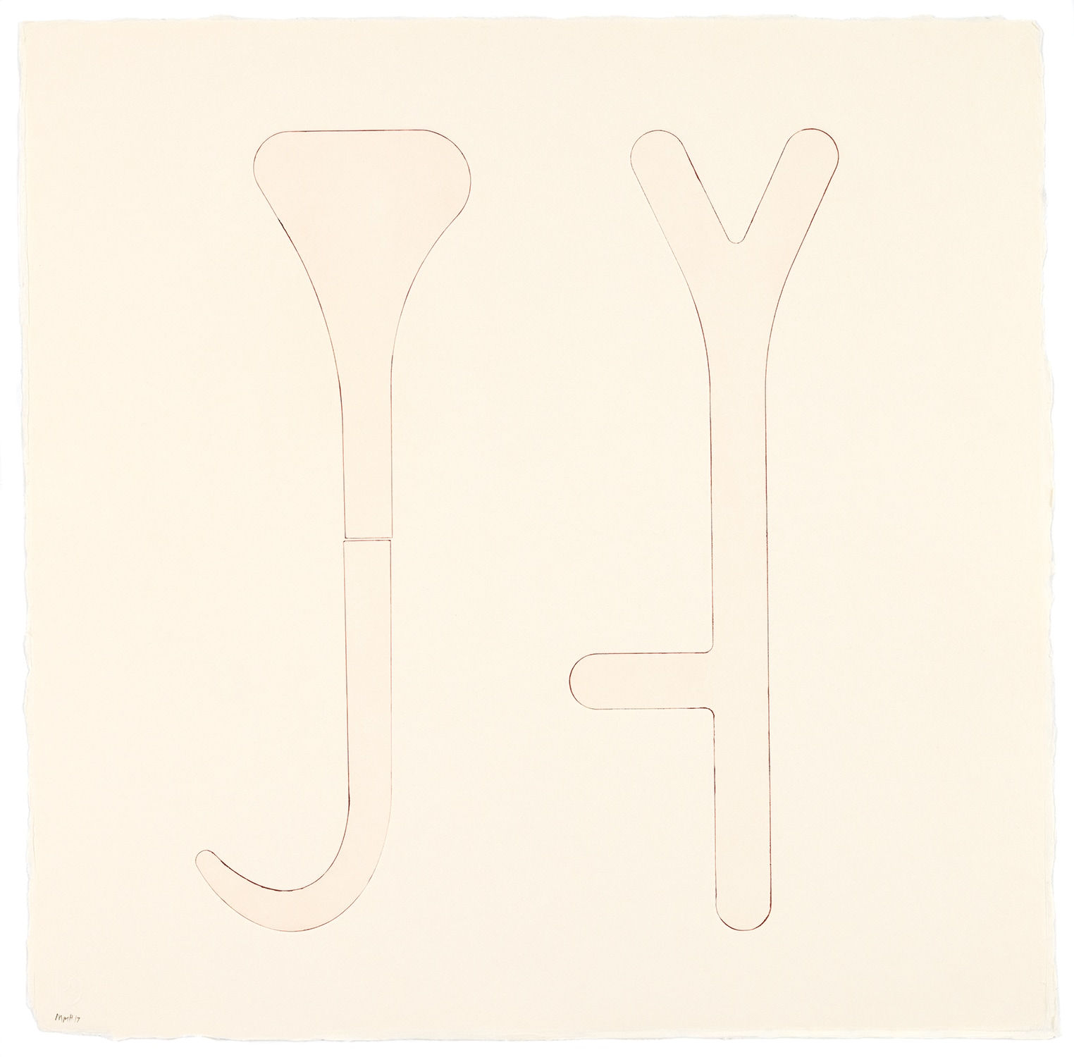 Michael Heizer Durham Press Altars Etching and Aquatint Portfolio Print Edition