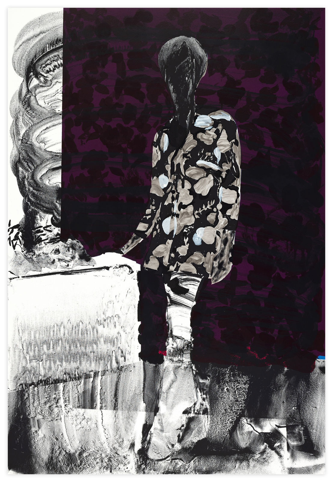 Hurvin Anderson Mrs. S. Keita Purple Print Edition