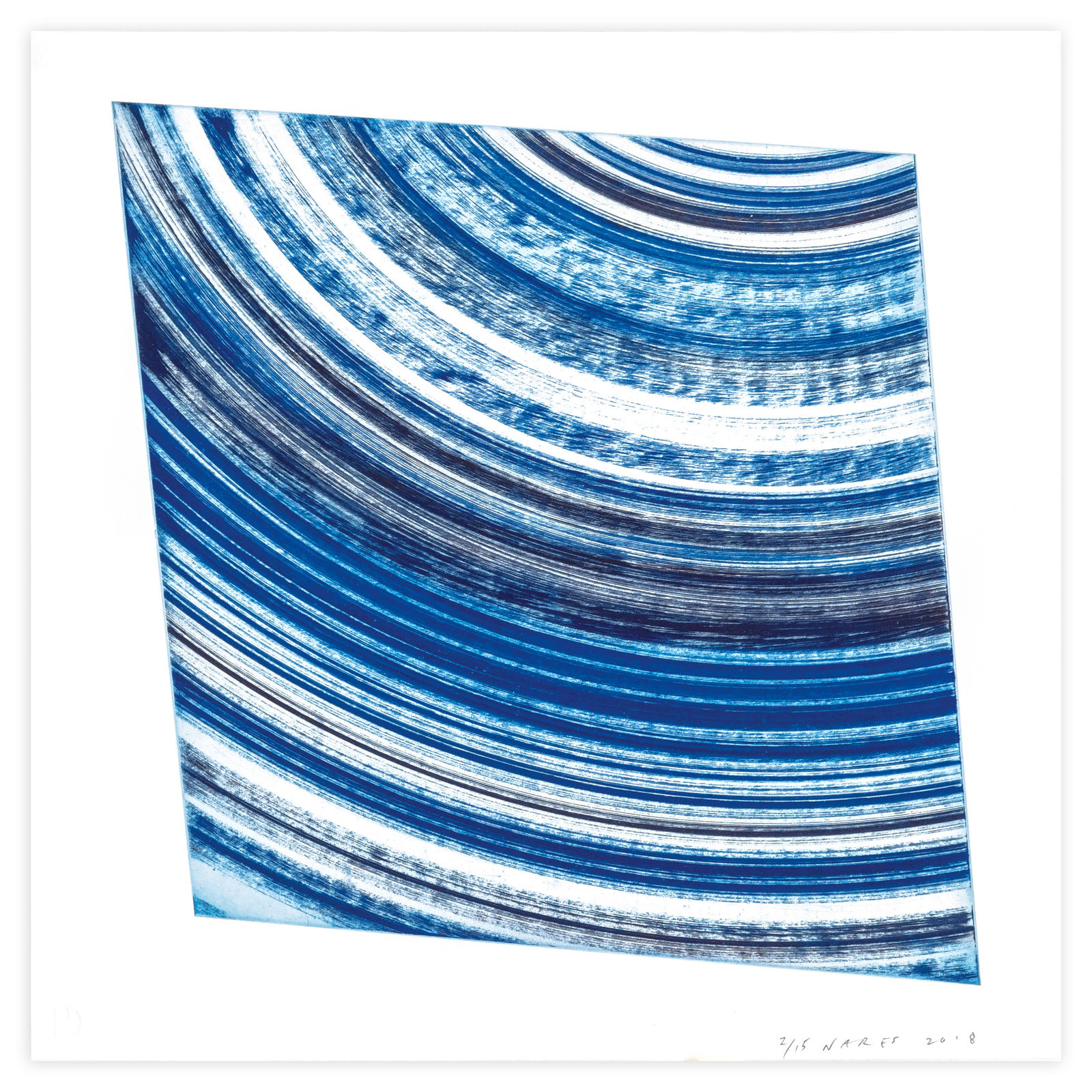 James Jamie Nares High Speed Cone Graphs 1, 90º Print Edition