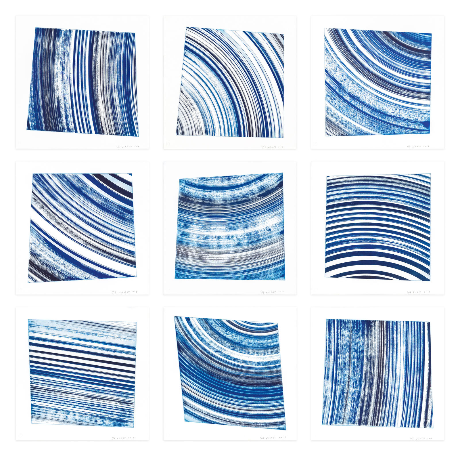 James Jamie Nares High Speed Cone Graphs 1, 0º - 90º Print Edition