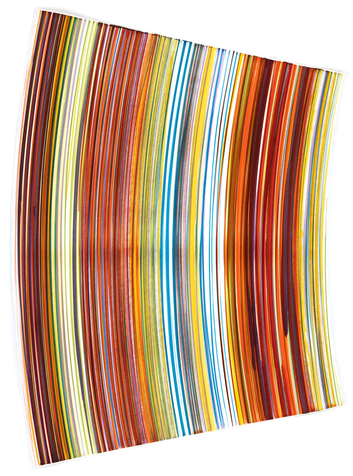 James Jamie Nares Durham Press High Speed Cone Drawings Shaped Unique