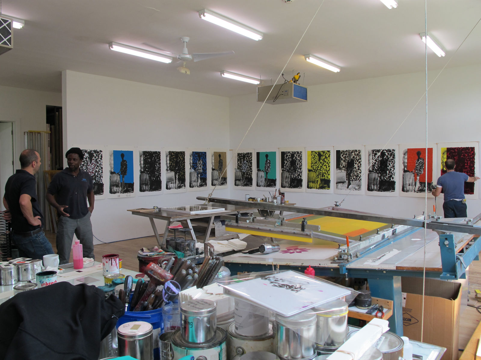 Hurvin Anderson Mrs. S. Keita Print Edition