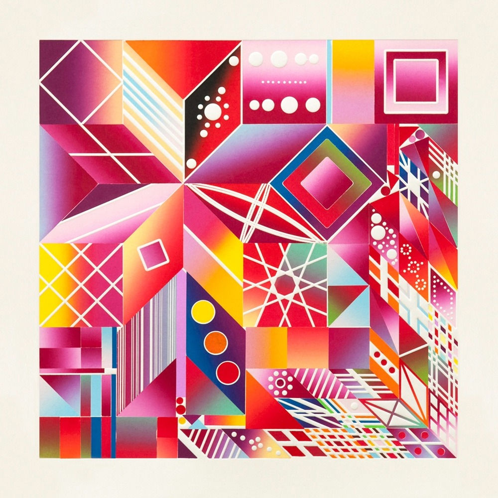 Polly Apfelbaum, Atomic Mystic Puzzle 10, 2017