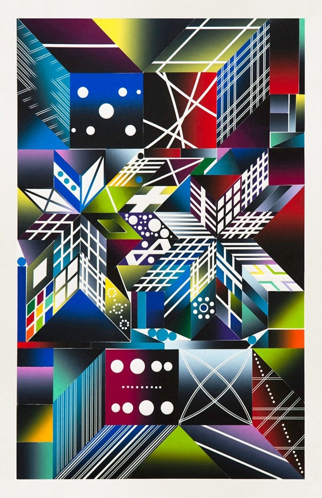 Polly Apfelbaum, Atomic Mystic Aura 17, 2017