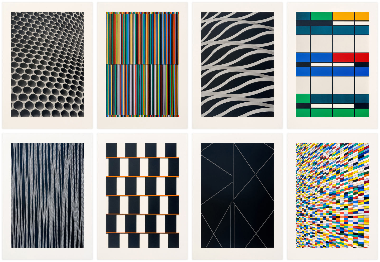 Roland Fischer Durham Press Facades On Paper IV Screenprint Edition Series